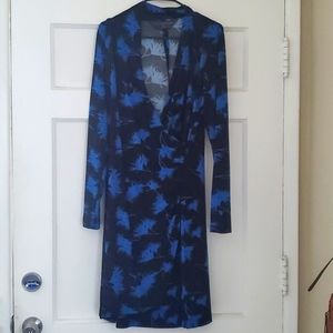 Faux wrap dress